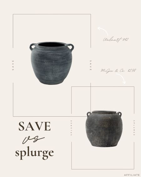 Black blue handled jar, vintage inspired, jar, vessel, vase, designer dupe, look for less, save or splurge 

#LTKhome