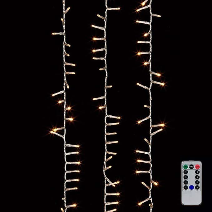 Raz Imports 36.5' Snake Garland Clear Wire, 500 White Lights and Remote | Amazon (US)