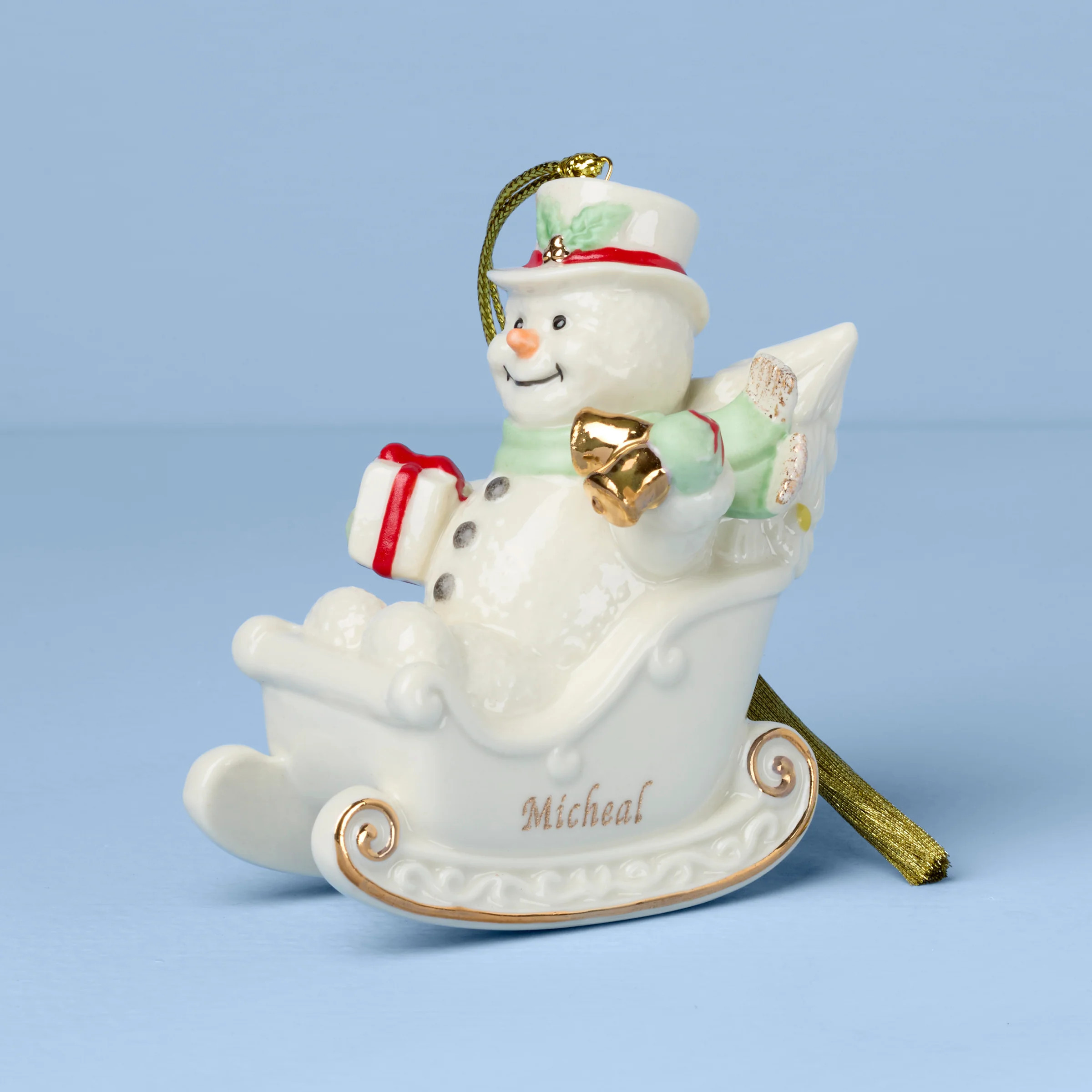 Personalized Snowman Ornament | Lenox