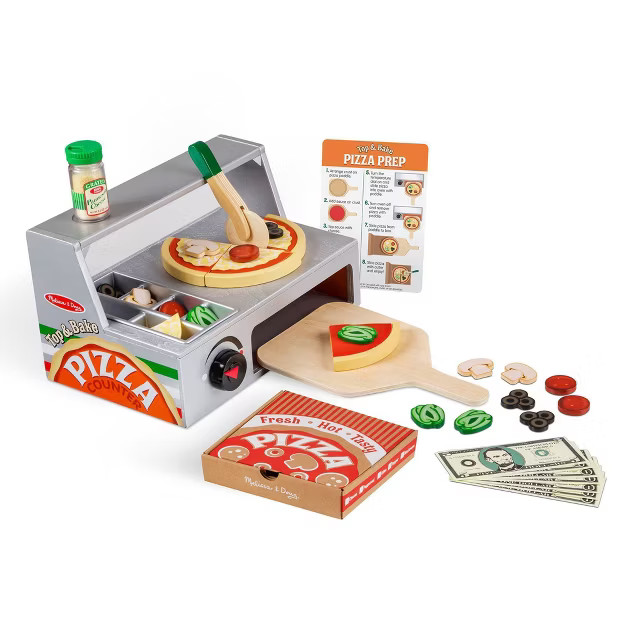 Melissa & Doug Top & Bake Pizza Counter 34pc | Target