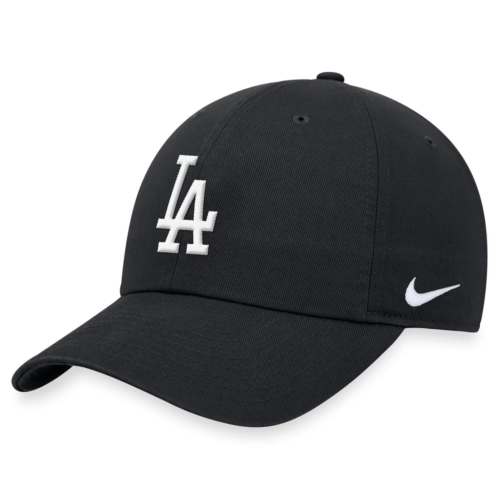 Men's Nike Black Los Angeles Dodgers Club Adjustable Hat, Size: Medium/Large | Kohl's