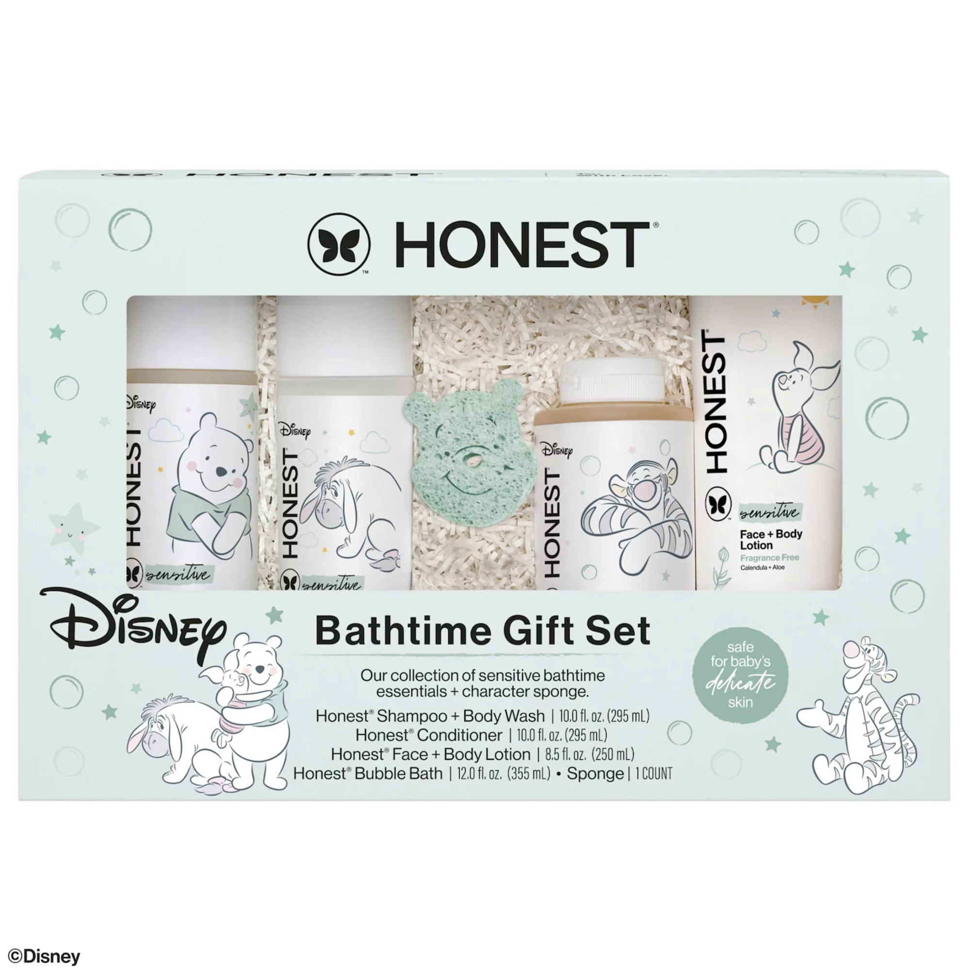 The Honest Company Disney Bathtime Fragrance Free 4-pc. Hair & Skin Care Gift Set | Kohl's