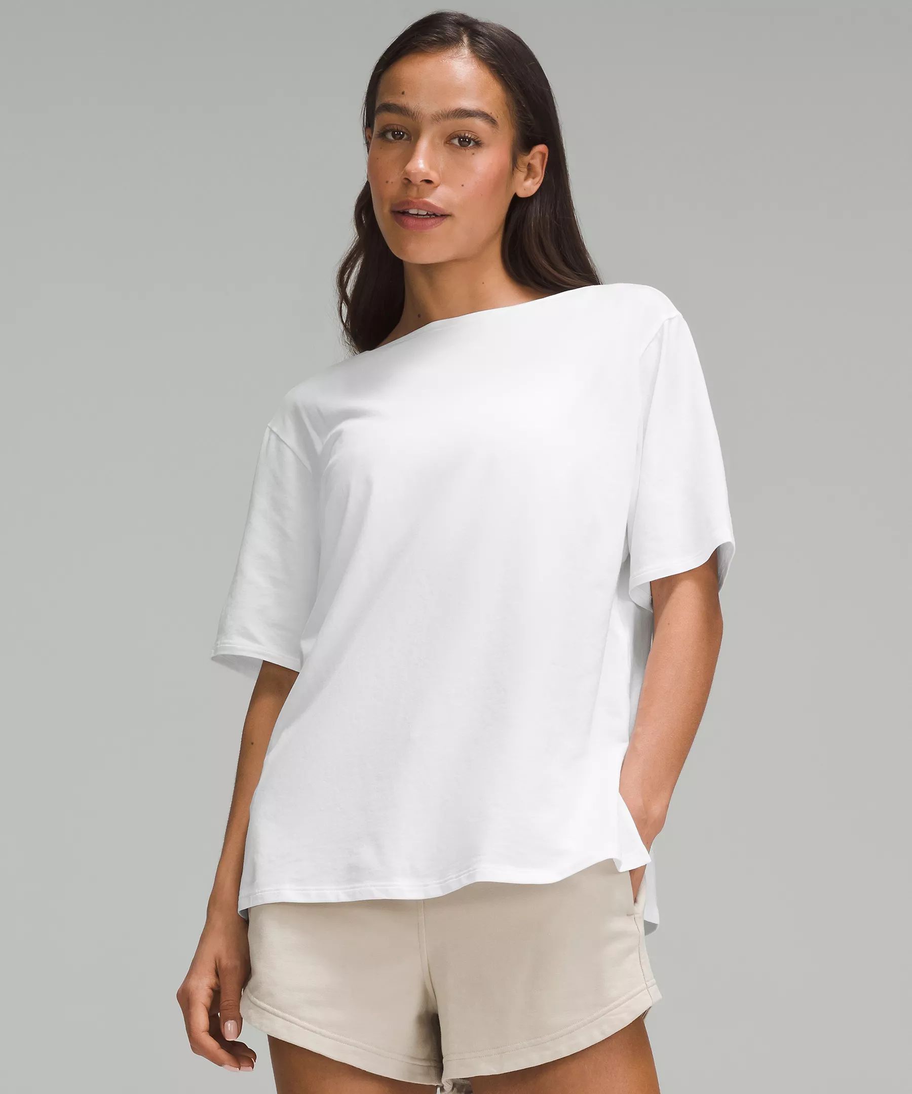 Relaxed-Fit Boatneck T-Shirt | Women's Short Sleeve Shirts & Tee's | lululemon | Lululemon (US)