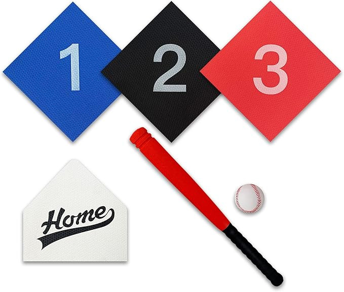Baseball Tee Ball Set – T Ball Set, Bat and Ball Set with 4 pc Bases for Kids Toddler Age 3+, S... | Amazon (US)