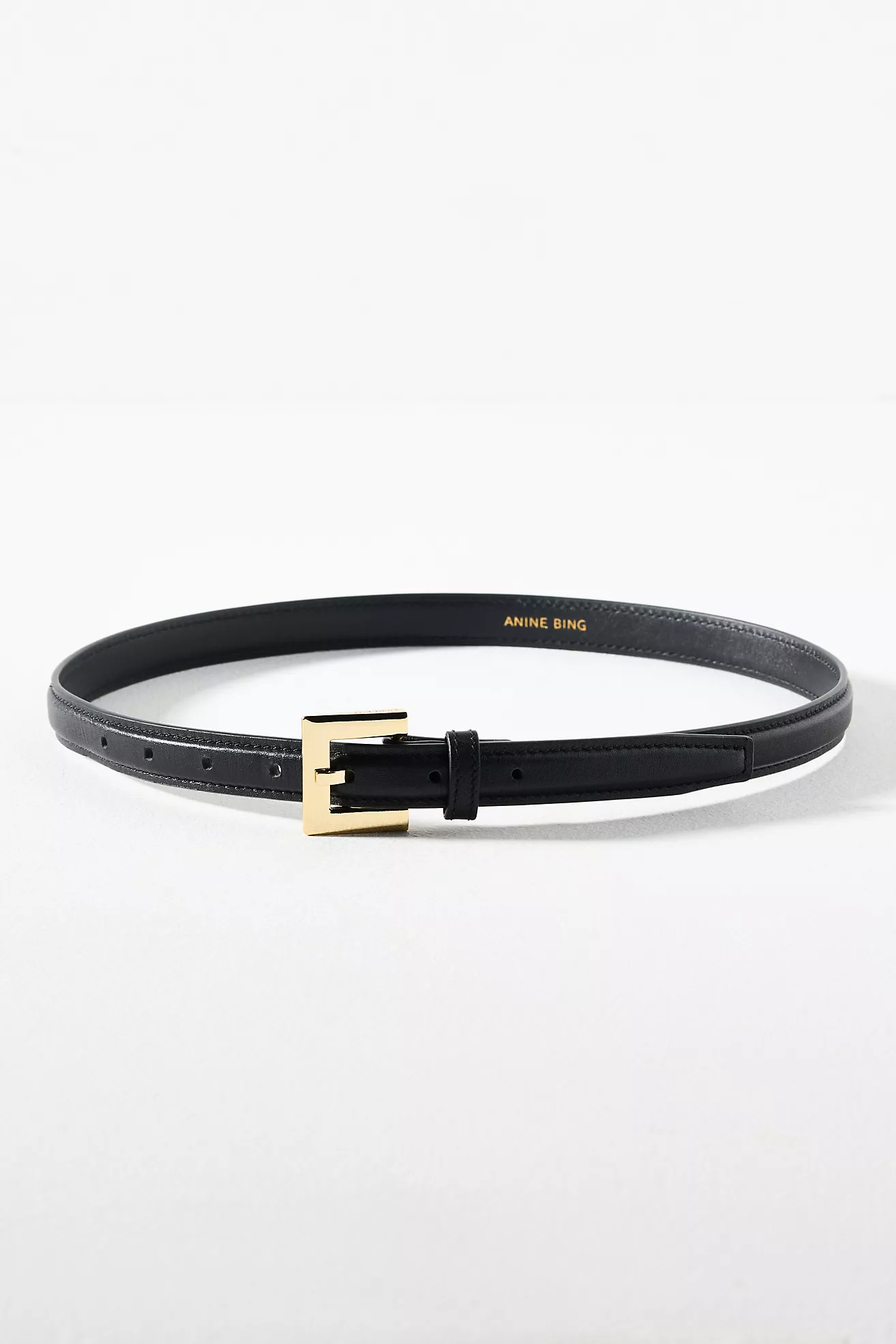 Anine Bing Nicola Square Buckle Belt | Anthropologie (US)
