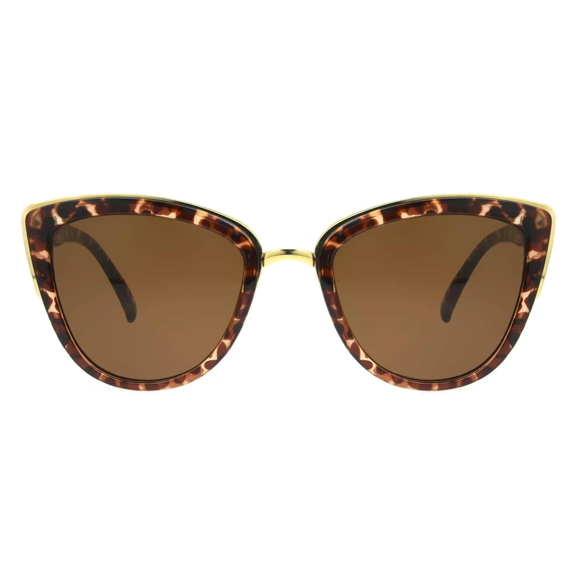 Steve Madden Women's Crystal Tort Cat-Eye Sunglasses | Walmart (US)