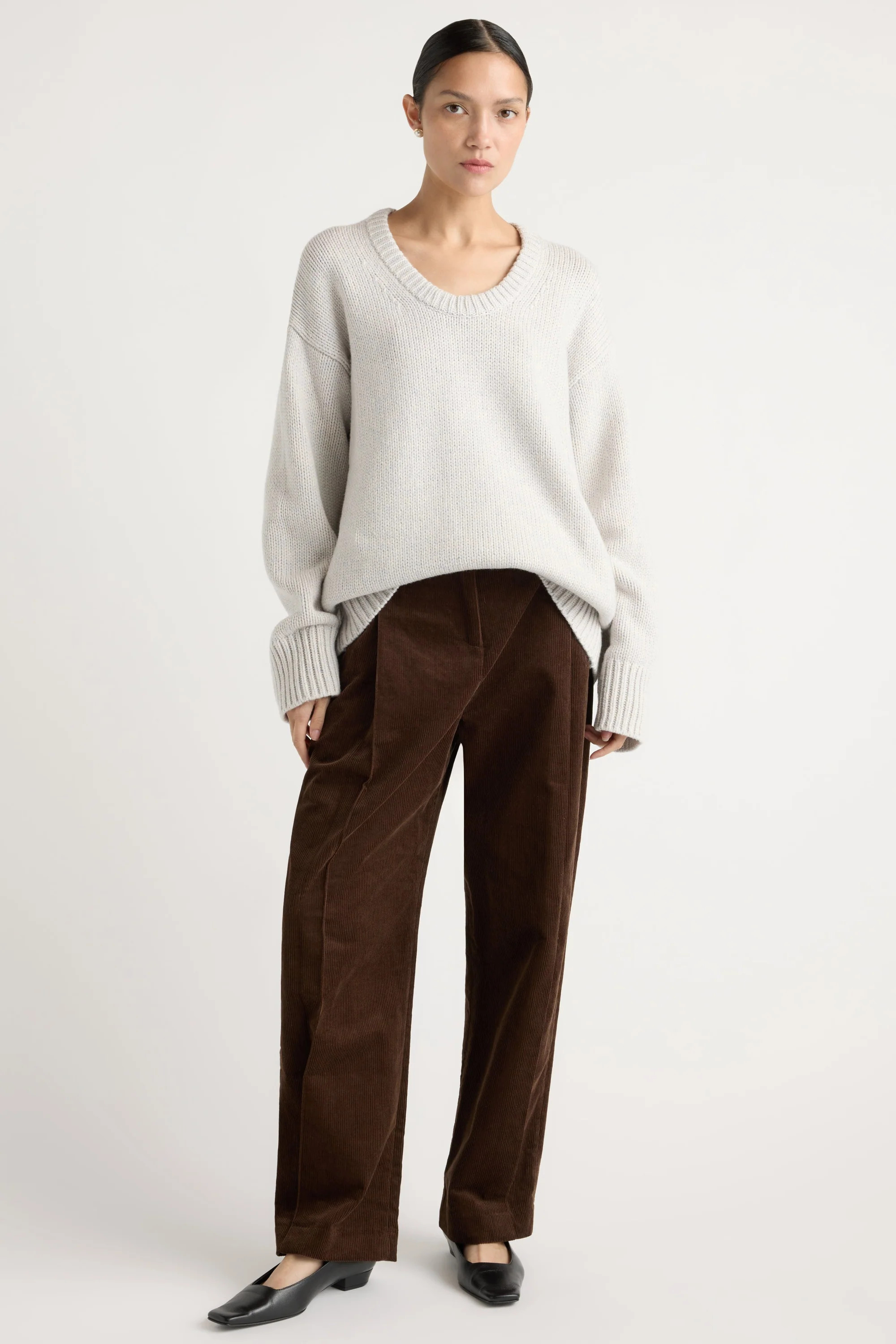 Archie Deep U-Neck Sweater | Modern Citizen