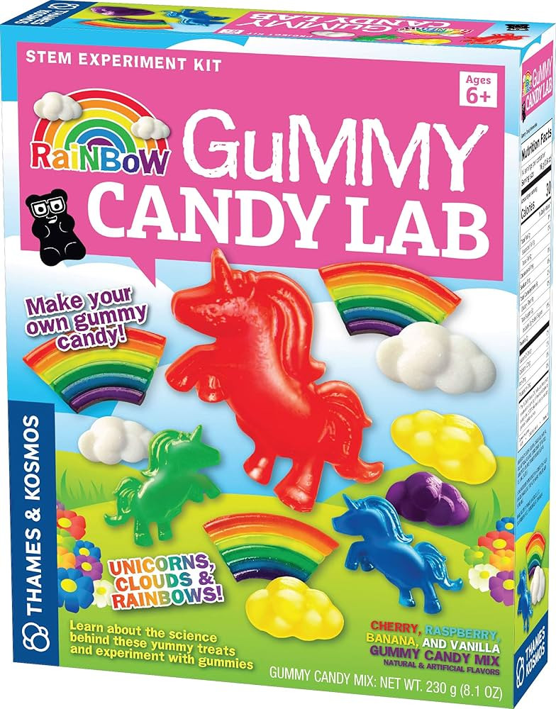 Thames & Kosmos Rainbow Gummy Candy Lab - Unicorns, Clouds & Rainbows! Sweet Science STEM Experim... | Amazon (US)