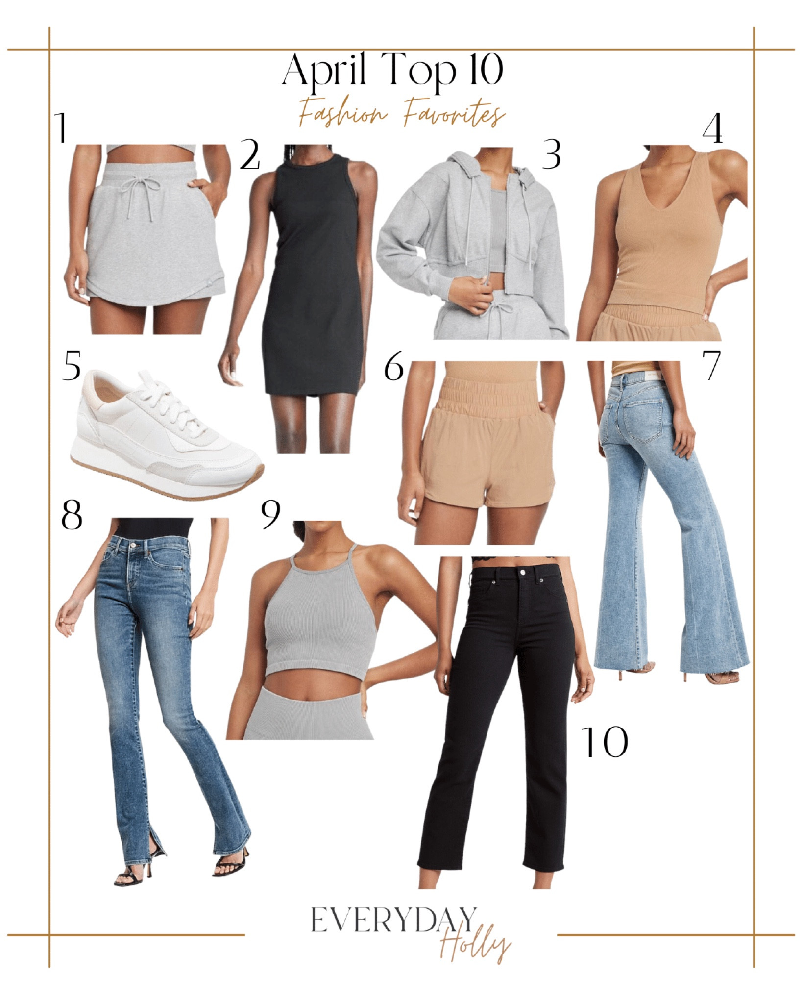✨ Top 10 Everyday Favorites to Elevate Your Wardrobe ✨  

— Check out my latest blog post at www.everydayholly.com —

Must-shop spring staples neutrals easy going looks for spring summer casual comfortable and cute versatile fashion 

#LTKunder50 #LTKstyletip #LTKfit