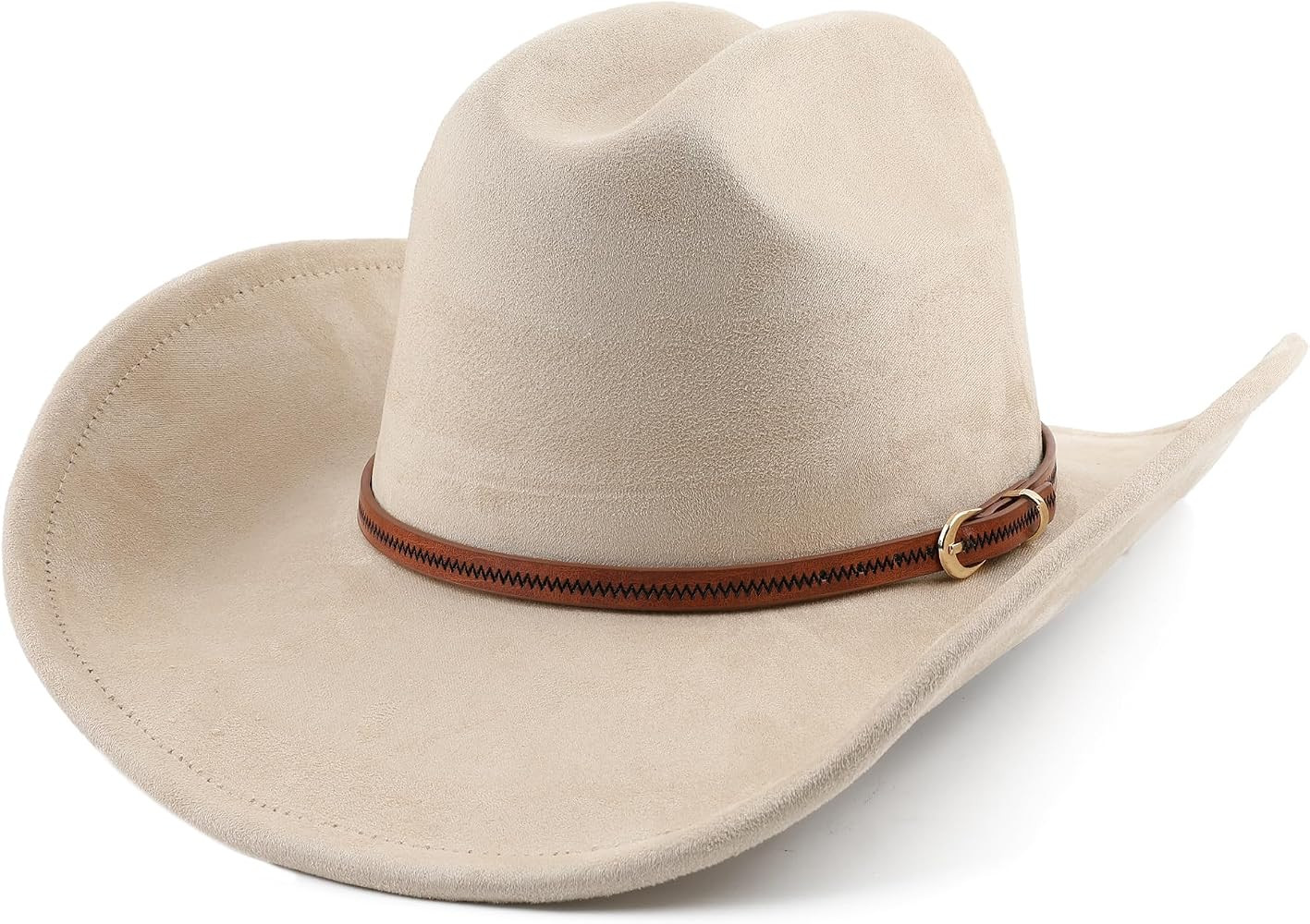 Pro Celia Big Wide Brim Cowboy Hat for Women Men Felt Western Cowgirl Hats | Amazon (US)