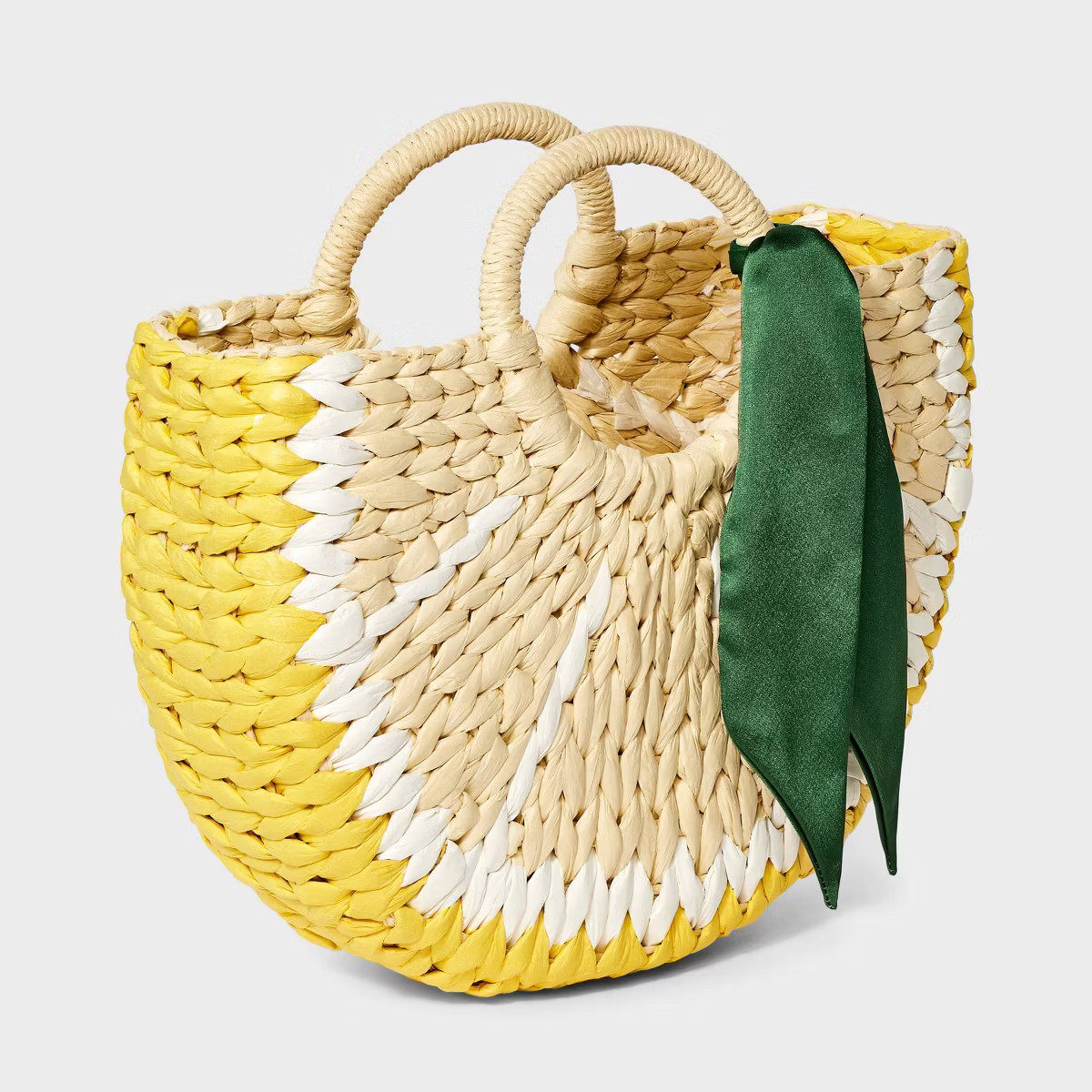 Straw Lemon Handbag - A New Day™ | Target