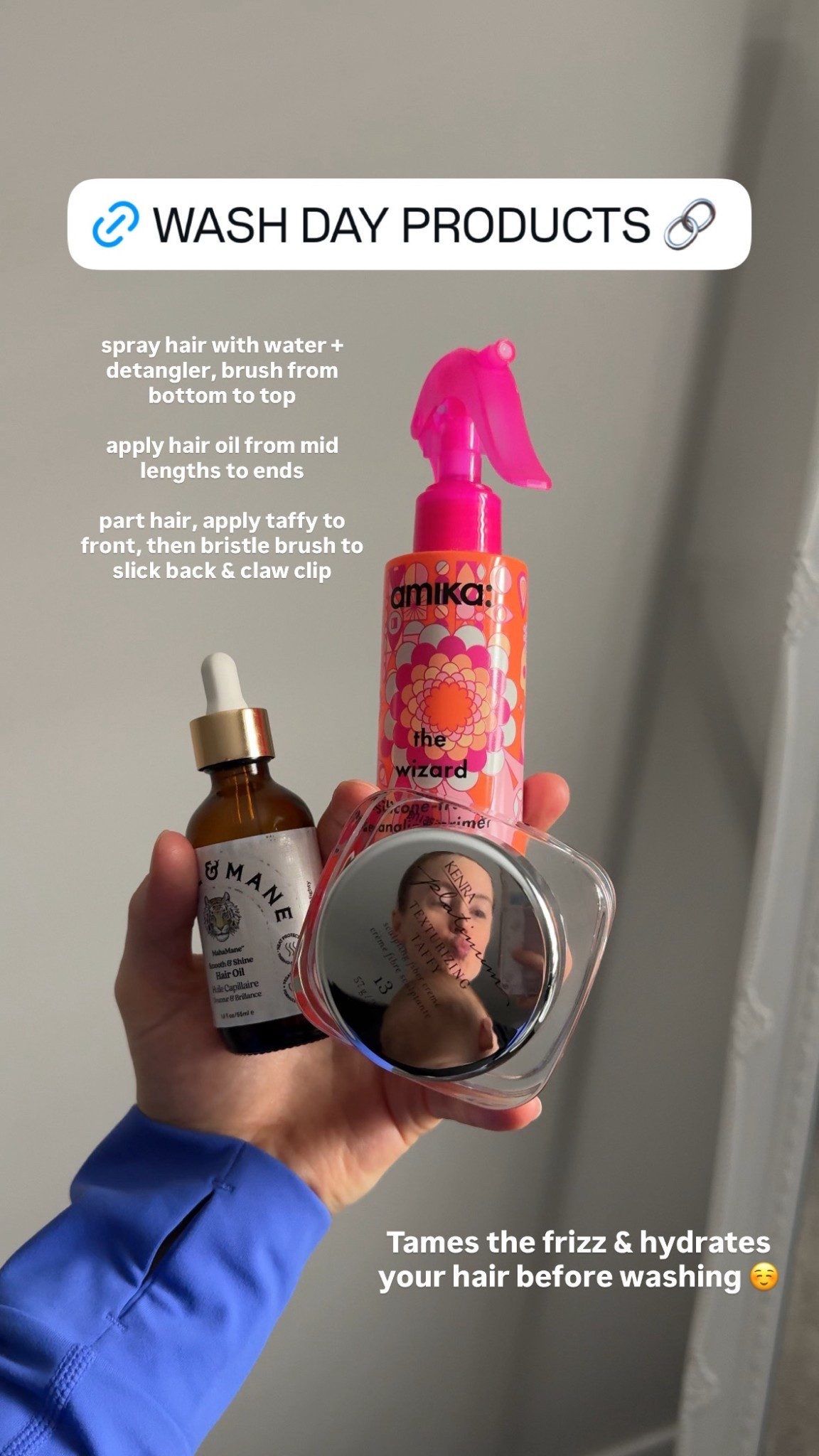 Slickback essentials for wash day! You can swap the oil for a hair mask if you’ll be washing soon. I prefer oil if I’m going all day before a nighttime wash  

#LTKselfcare #LTKBeauty #LTKgrwm