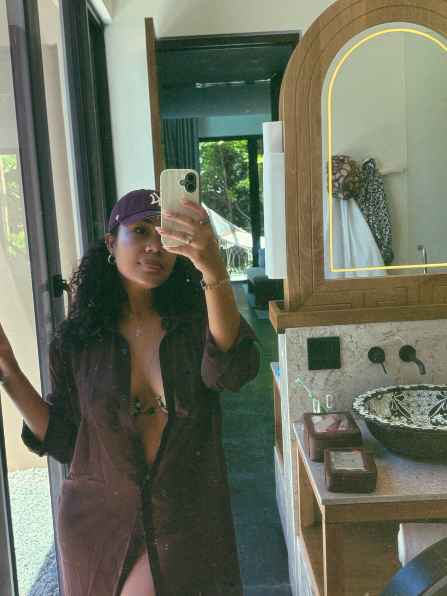 Beach uniform 🐆🌴 This cheetah print Cupshe swimsuit with my sheer brown Amazon button-up cover-up and burgundy Abercrombie cap was such an easy vacation look. I love a cover-up that still lets the swimsuit have its moment, and this whole combo felt cute without trying too hard. Linking everything I can here!

#LTKTravel #LTKdayinmylife #LTKSwim