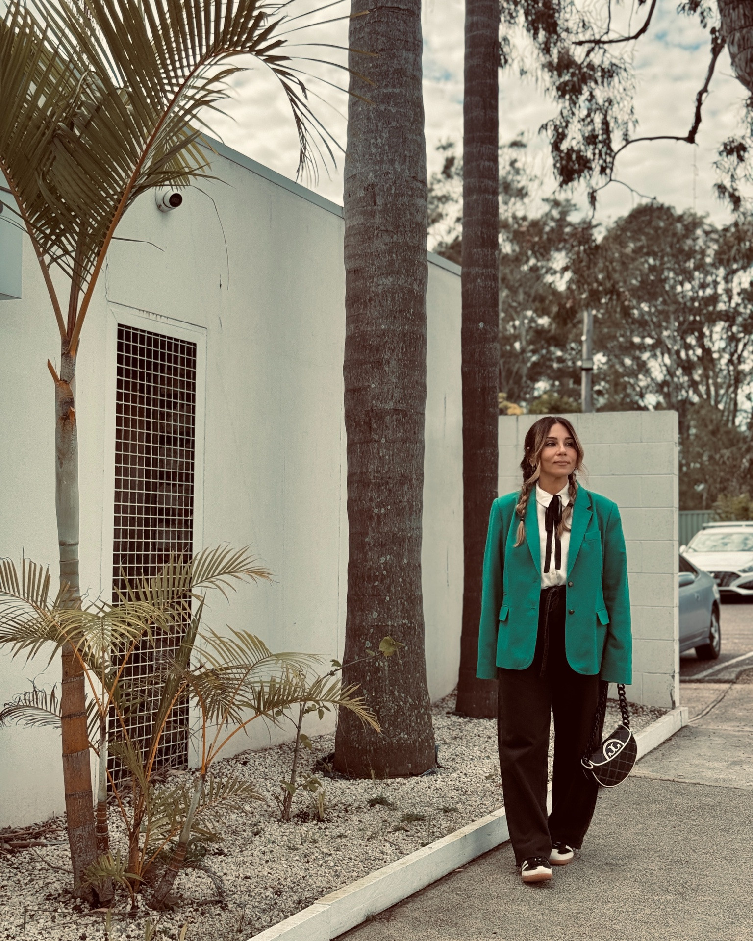 The outfit speaks before I do 🖤🤍💚

#LTKaustralia #LTKwinter #LTKover50style
