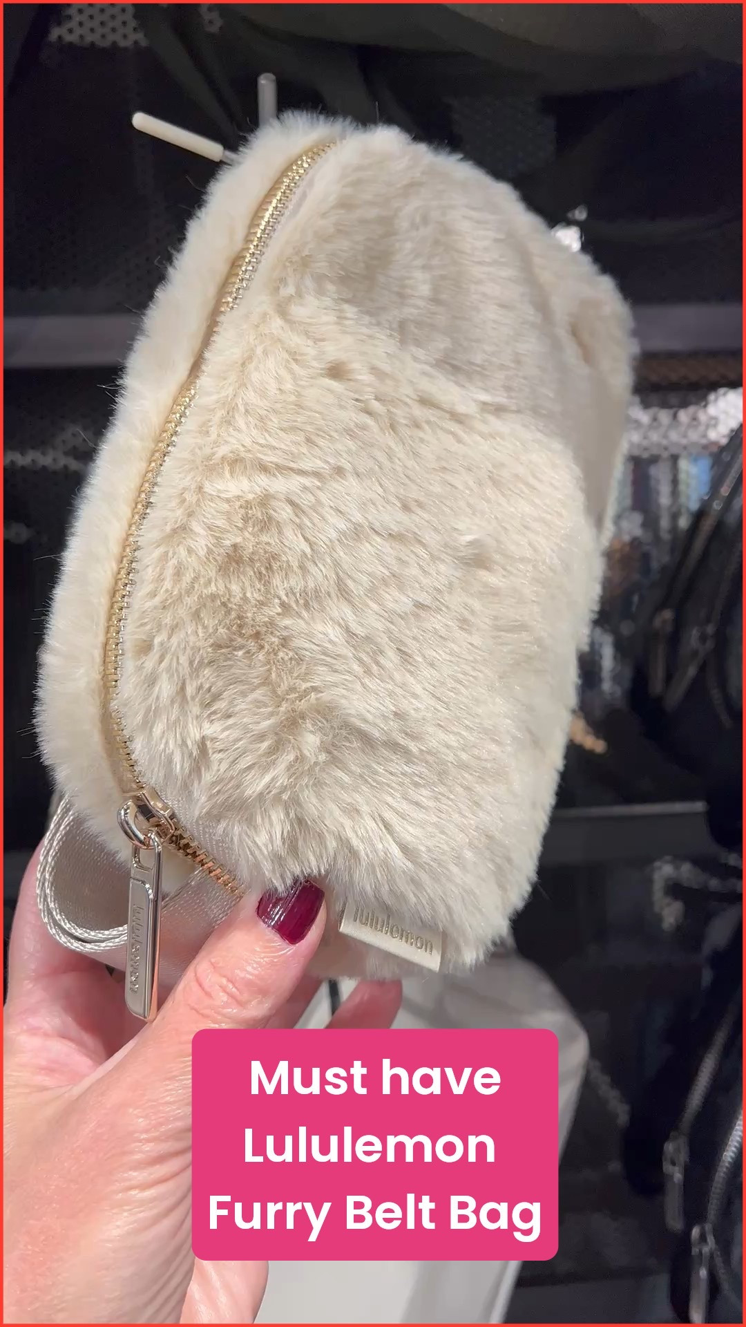 Must have furry belt bag from Lululemon! It’s soft and plush. 
Feels fantastic. 

Absolutely love it! Will look awesome with your winter wardrobe and great for traveling!

Linking other purses and bags for an active lifestyle!

This would make a great Christmas gift!


#LTKSeasonal #LTKFindsUnder100 #LTKOver40 #LTKWorkwear #LTKSaleAlert #LTKFindsUnder50 #LTKGiftGuide #LTKHoliday #LTKTravel #LTKActive