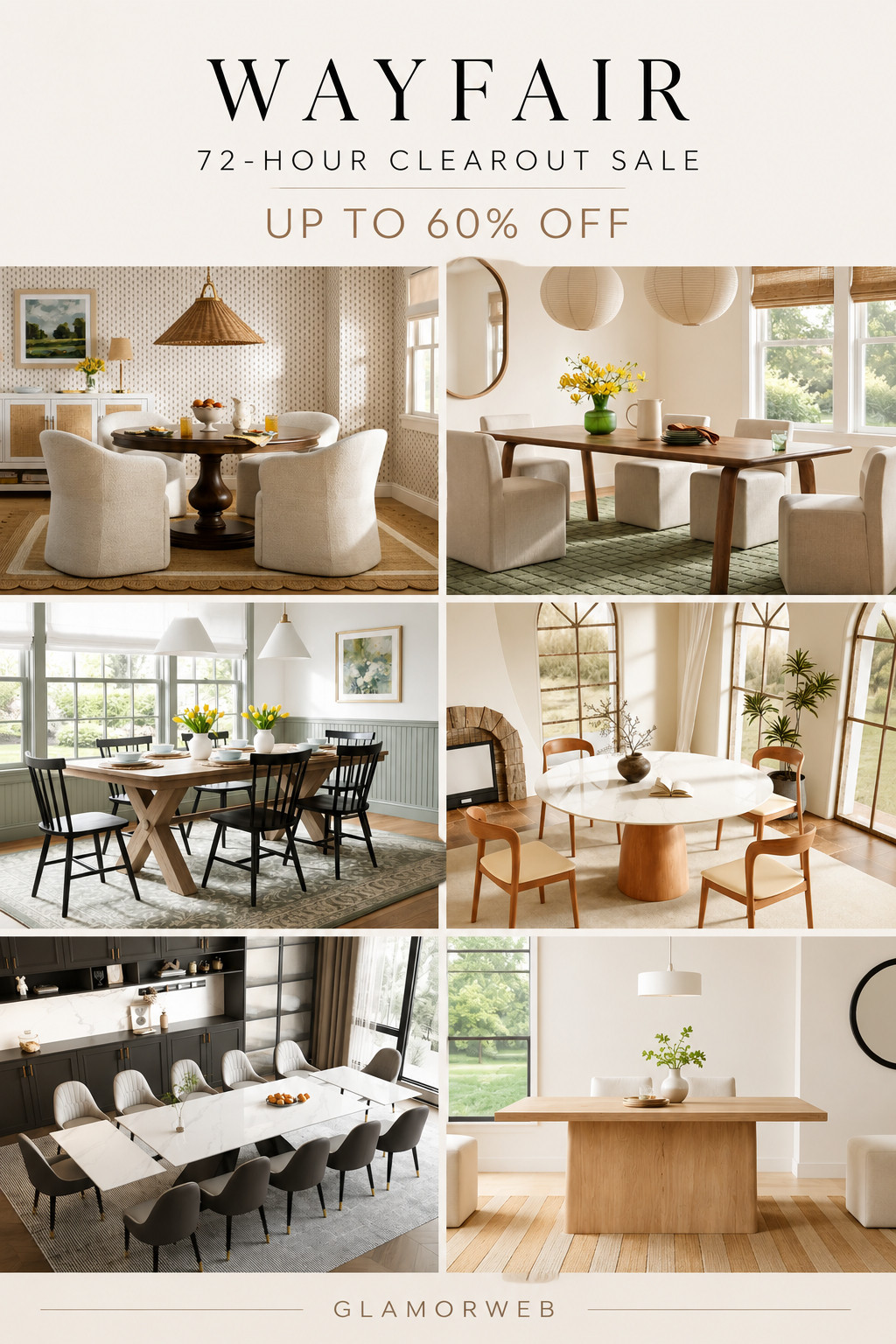 From cozy round tables to big hosting tables—Wayfair has EVERYTHING on sale right now 😍
#ltkhome #wayfairsale #diningtableideas #homestyle #interiorgoals #affordablehome #tabledecor #cozyinteriors #salealert 

 #LTKSeasonal #LTKHome #LTKSaleAlert