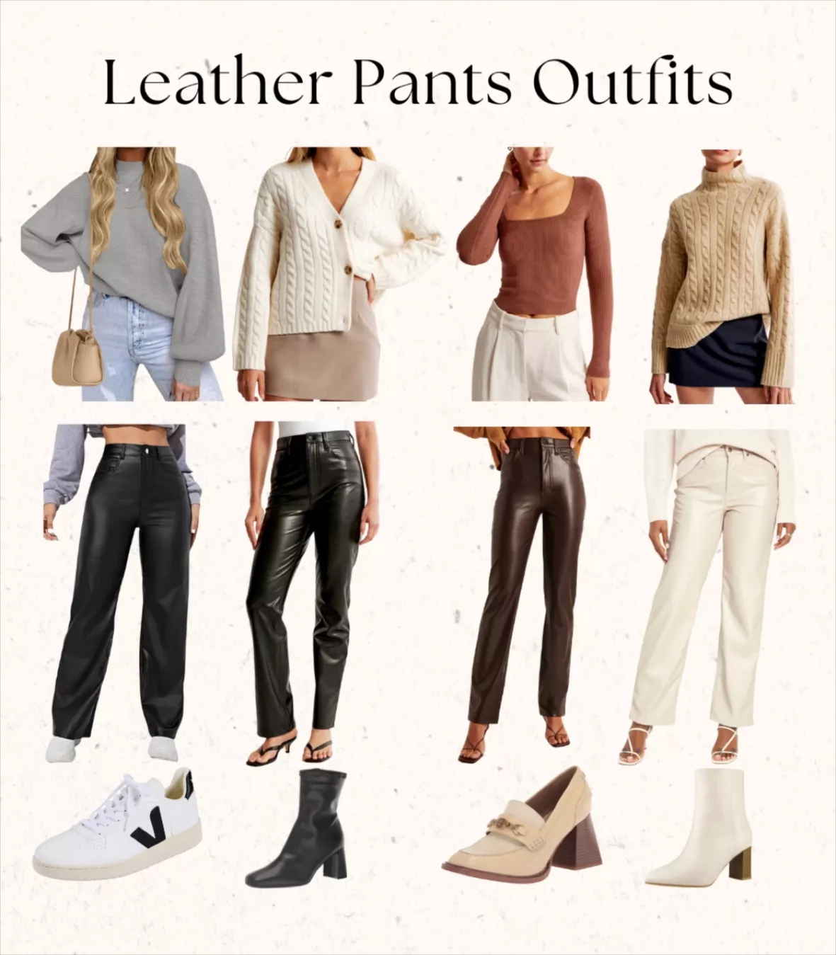 Women Loose Style Leather Pants … curated on LTK