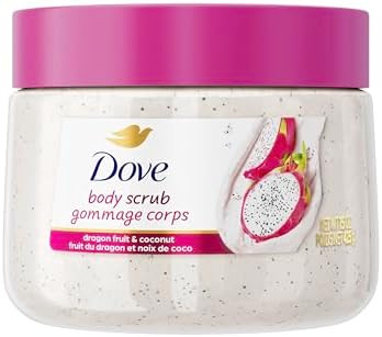 Dove Body Scrub Dragon Fruit & Coconut Cream Body Scrub Exfoliates and Deeply Nourishes for Smoot... | Amazon (US)