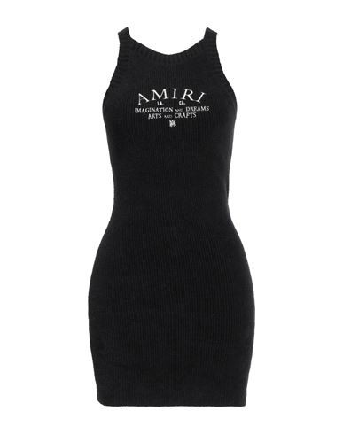Amiri Woman Mini dress Black Size M Cotton, Nylon | YOOX (US)