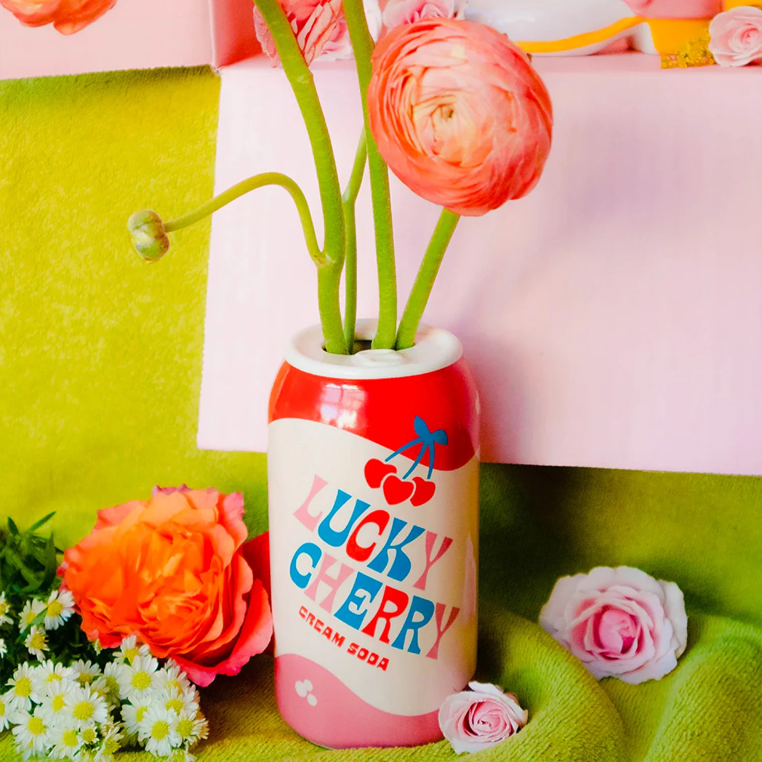 Lucky Cherry Cream Soda Vase - Dormify | Dormify