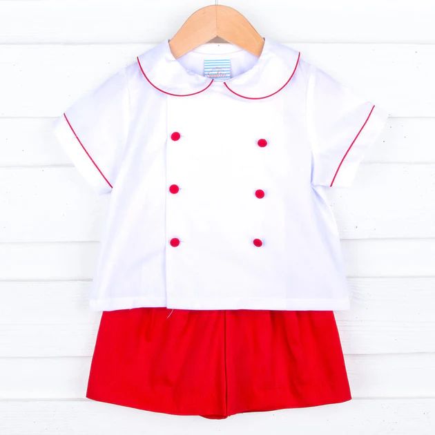 Christmas Collared Short Set | Classic Whimsy