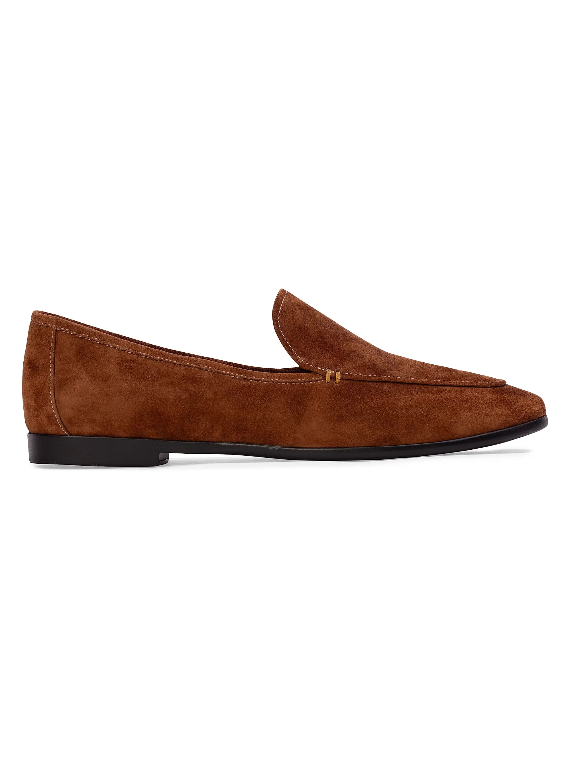 Black Suede Studio Allie Suede Loafers | Saks Fifth Avenue | Saks Fifth Avenue