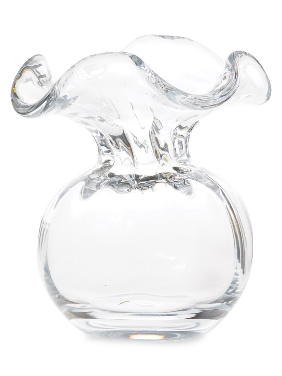 Hibiscus Glass Clear Bud Vase | Saks Fifth Avenue
