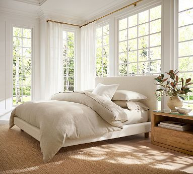 Cayman Upholstered Bed | Pottery Barn (US)
