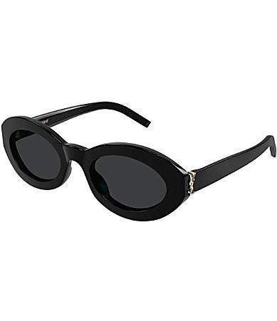 Yves Saint Laurent Women's Classic 52mm Oval Sunglasses - Black | Dillard's