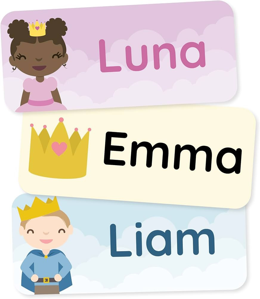 Personalized Name Labels for Kids (60) \u2013 Clothing Labels & Daycare Labels \u2013 Custom Wate... | Amazon (US)