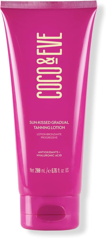 Coco & Eve Gradual Tanning Lotion - Streak-Free Hydrating Sunless Self Tanner, Fast-Drying Builda... | Amazon (US)