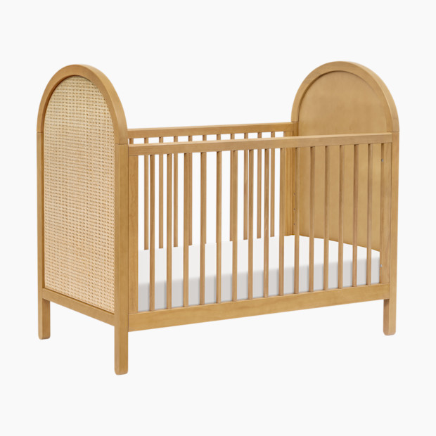 babyletto Bondi Cane 3-in-1 Convertible Crib in Honey/Natural Cane | Babylist