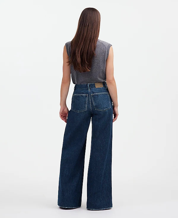 Wide Sweep Denim Trousers | Madewell | Madewell
