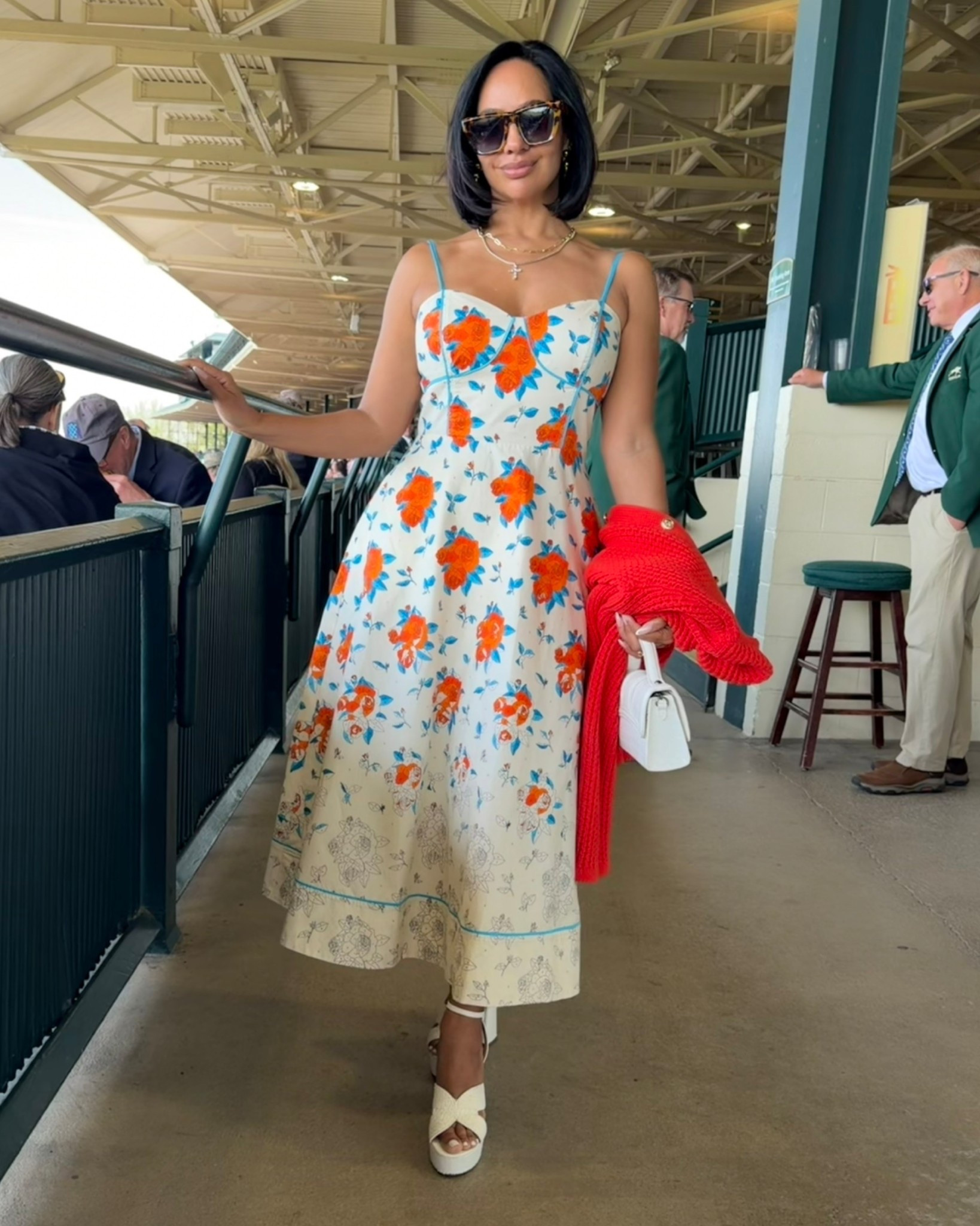 One of the most whimsical spring dresses of 2026! I wore this to the Keeneland racetrack in Kentucky this weekend and got so many compliments. 

spring dress
graduation dress 

#LTKOver40 #LTKPetite #LTKootd