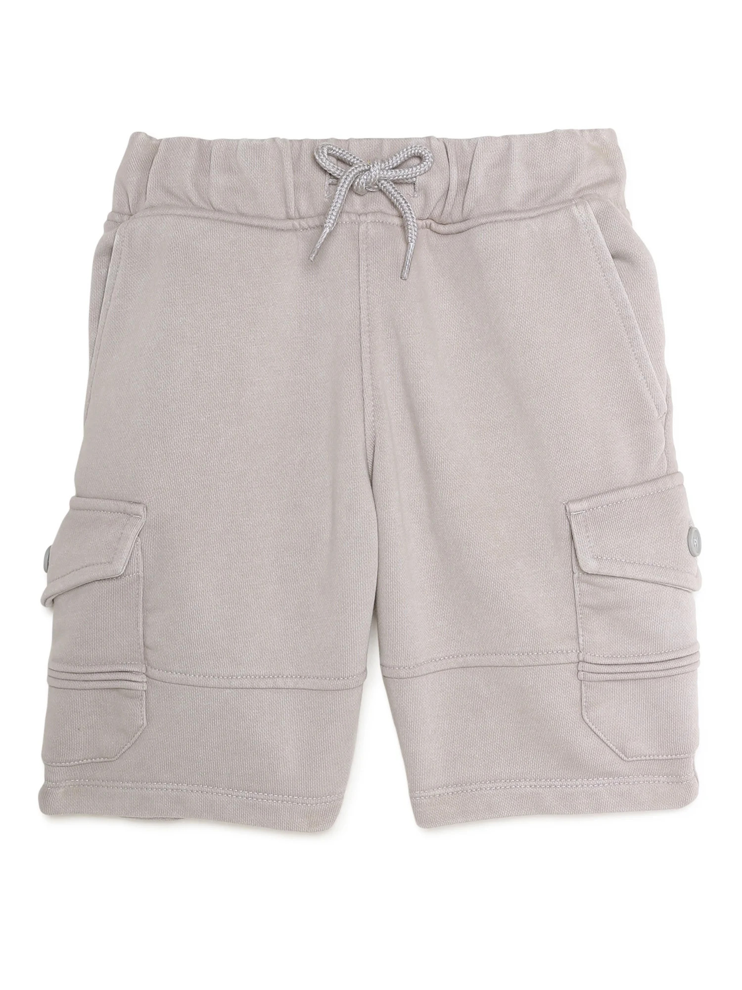Wonder Nation Boys’ French Terry Cargo Shorts, Sizes 4-18 & Husky | Walmart (US)