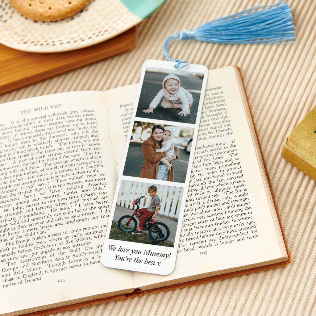 Personalised Photo And Message Metal Bookmark For Her | Not On The High Street