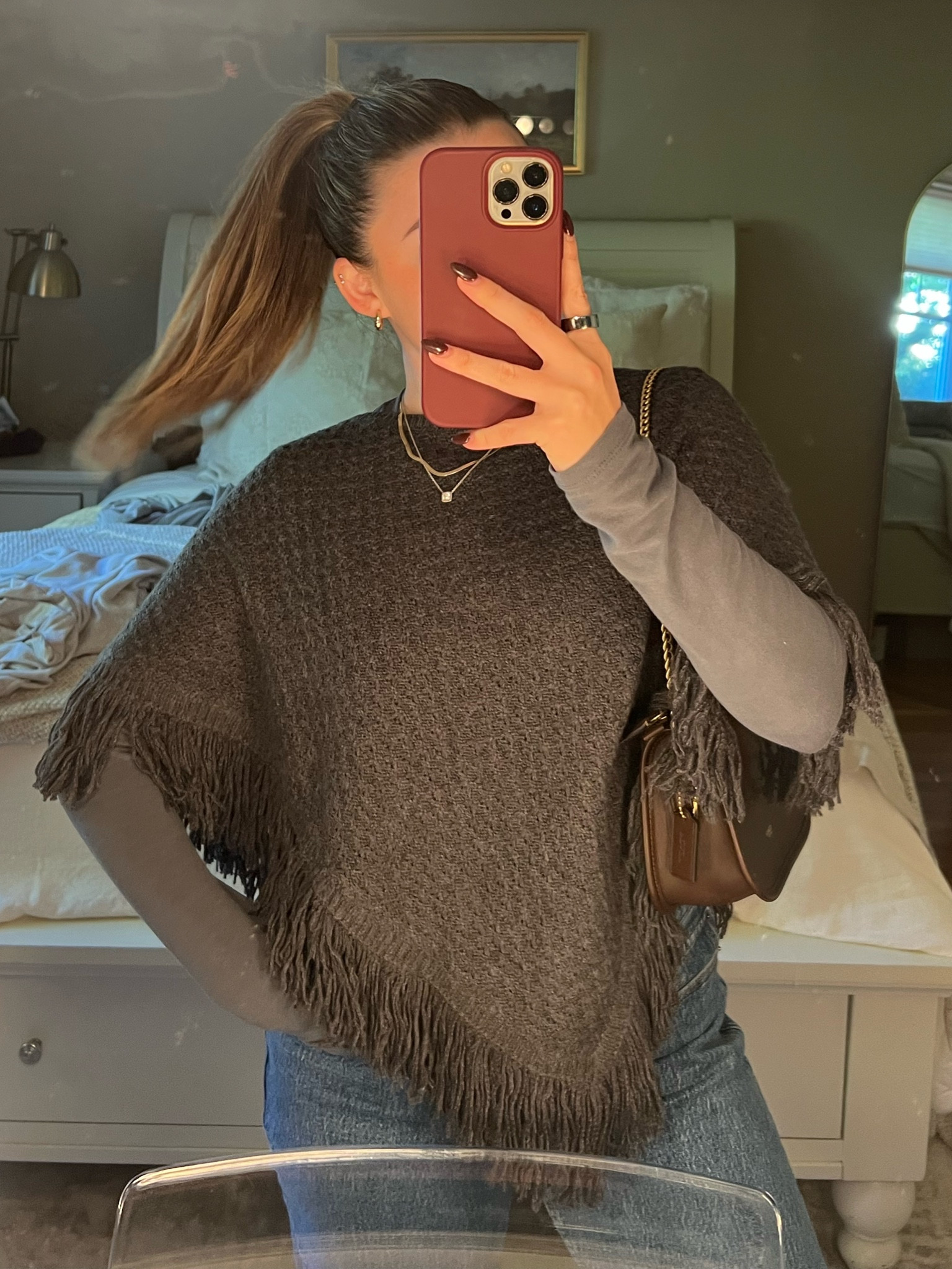 2025 is the year of the poncho comeback🥰🥰 (PRODUCT LINKED IS CORRECT, image is wrong)

size: S/M

#LTKStyleTip