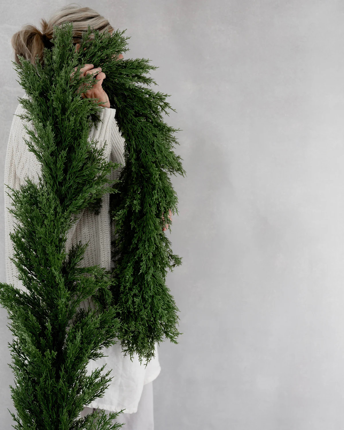 Grand Faux Cedar Garland | Jaclyn James Co
