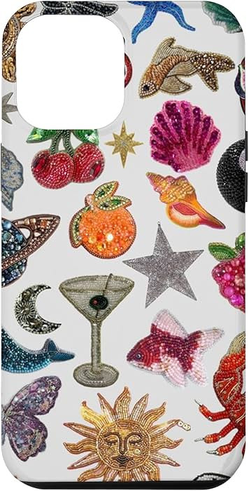 iPhone 15 Pro Max Vintage Mosaic Collage Scrapbook Tiles Y2K Eclectic Case | Amazon (US)