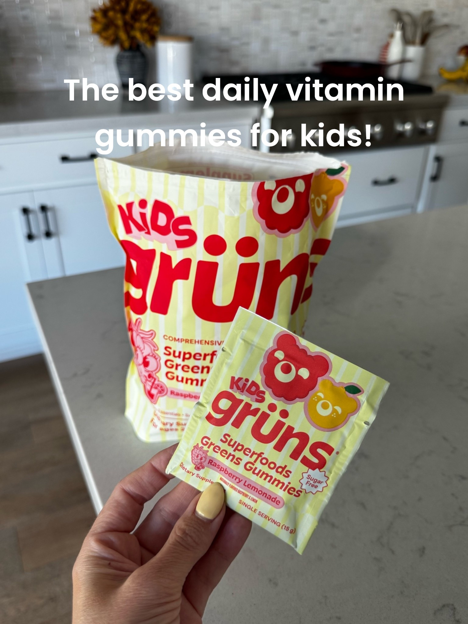 Gruns daily vitamin for kids! We love the limited edition raspberry lemonade flavor.

#LTKmomlife #LTKKids #LTKfoodie