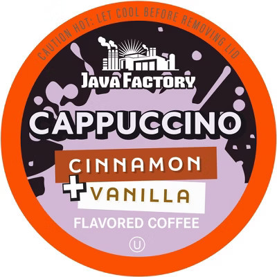 Java Factory Cappuccino Flavored Coffee,Compatible Keurig 2.0 K Cup Brewers,80Ct | Target