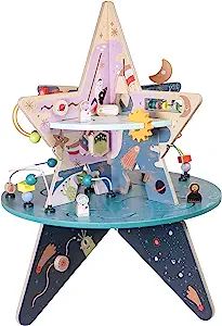 Manhattan Toy Double-Decker Celestial Star Explorer Wooden Activity Center with Shape Gliders, Sp... | Amazon (US)