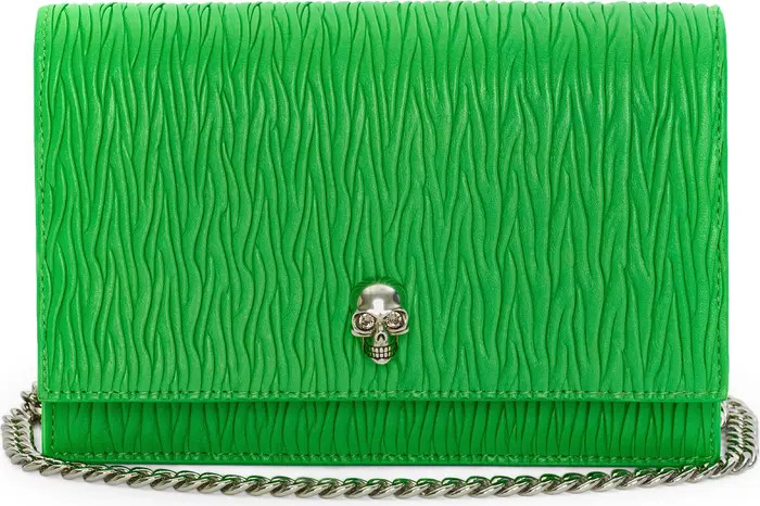 Small Pleated Skull Shoulder Bag | Nordstrom