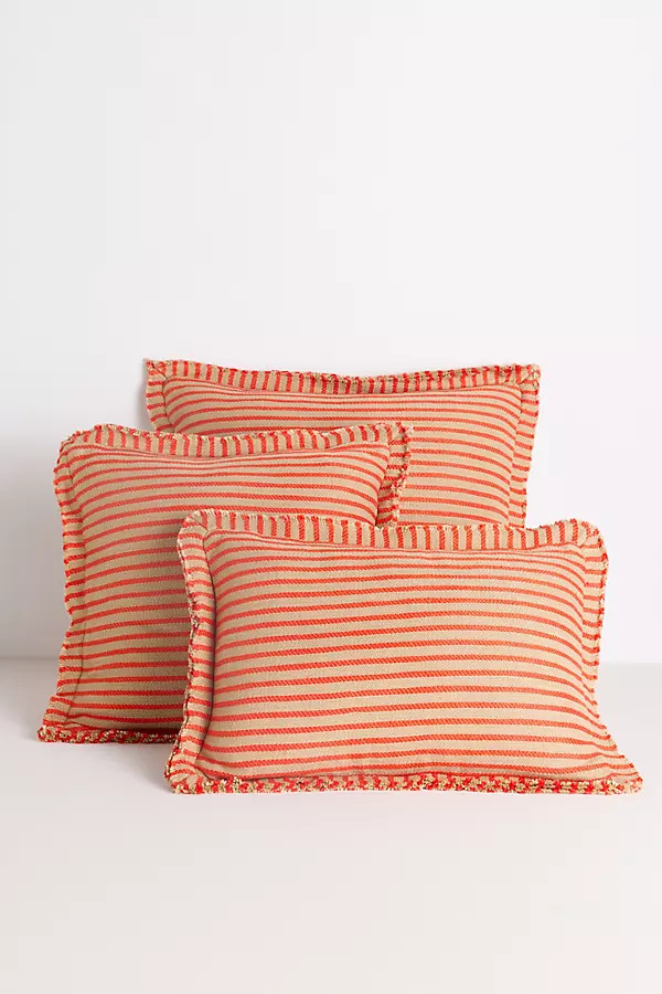Luxe Linen Blend Pillow | Anthropologie (US)