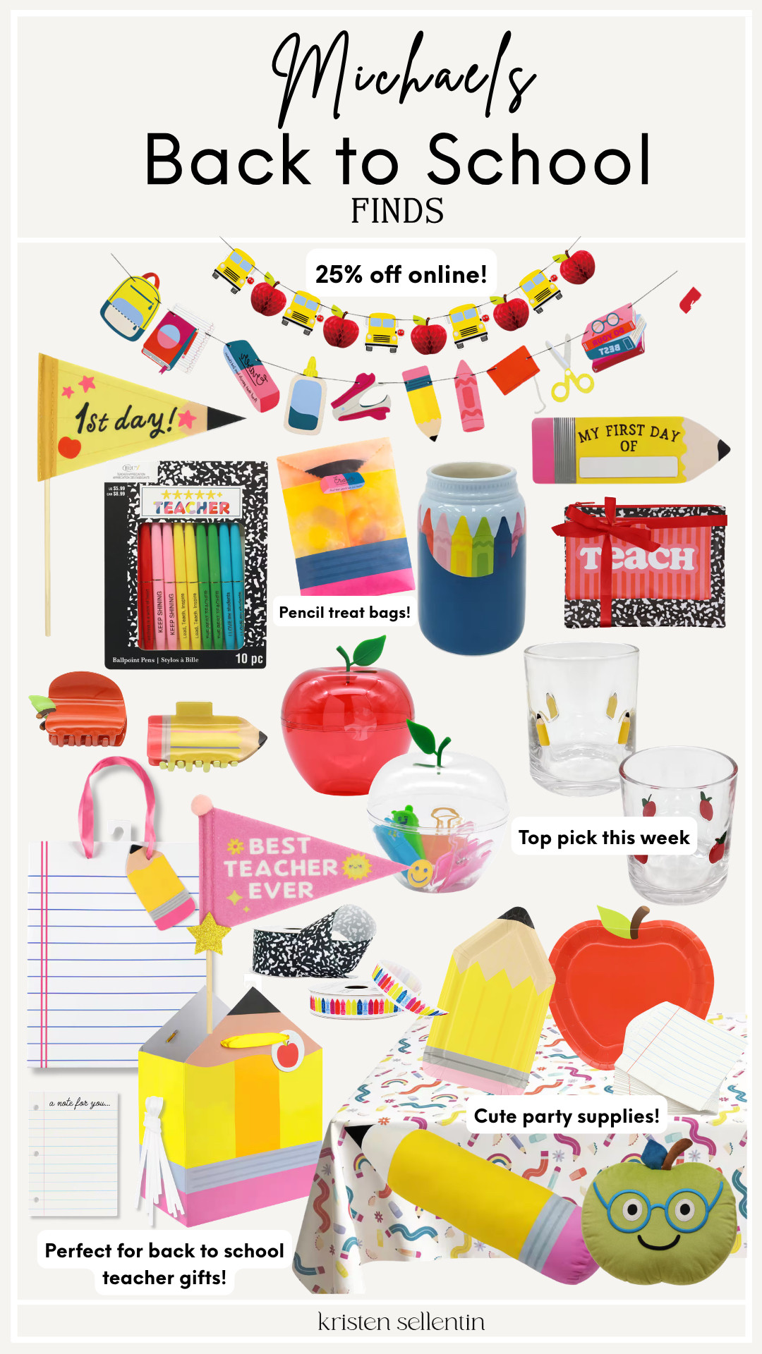 So many cute finds @ Michaels for back to school season! Everything 25% off online!

#LTKSeasonal #LTKSaleAlert #LTKKids
