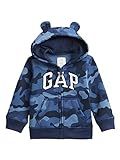 GAP Baby Boys' Playtime Favorites Logo Full Zip Hoodie Hooded Sweatshirt | Amazon (US)