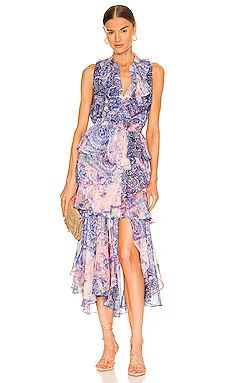 MISA Los Angeles x REVOLVE Ilona Dress in Namaskar Patchwork from Revolve.com | Revolve Clothing (Global)