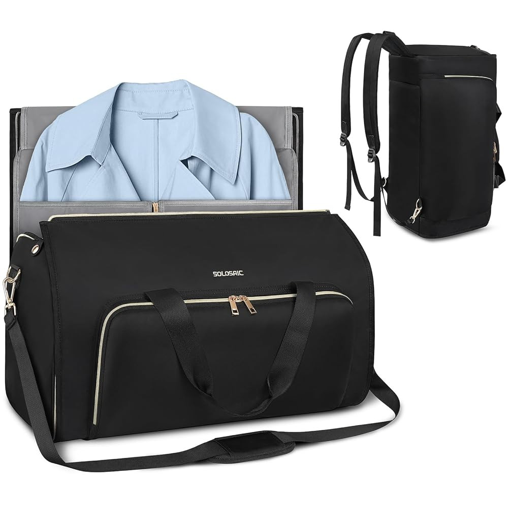 Garment Bags for Travel, Convertible Garment Duffle Bag with Shoulder and Backpack Straps for Men... | Amazon (US)