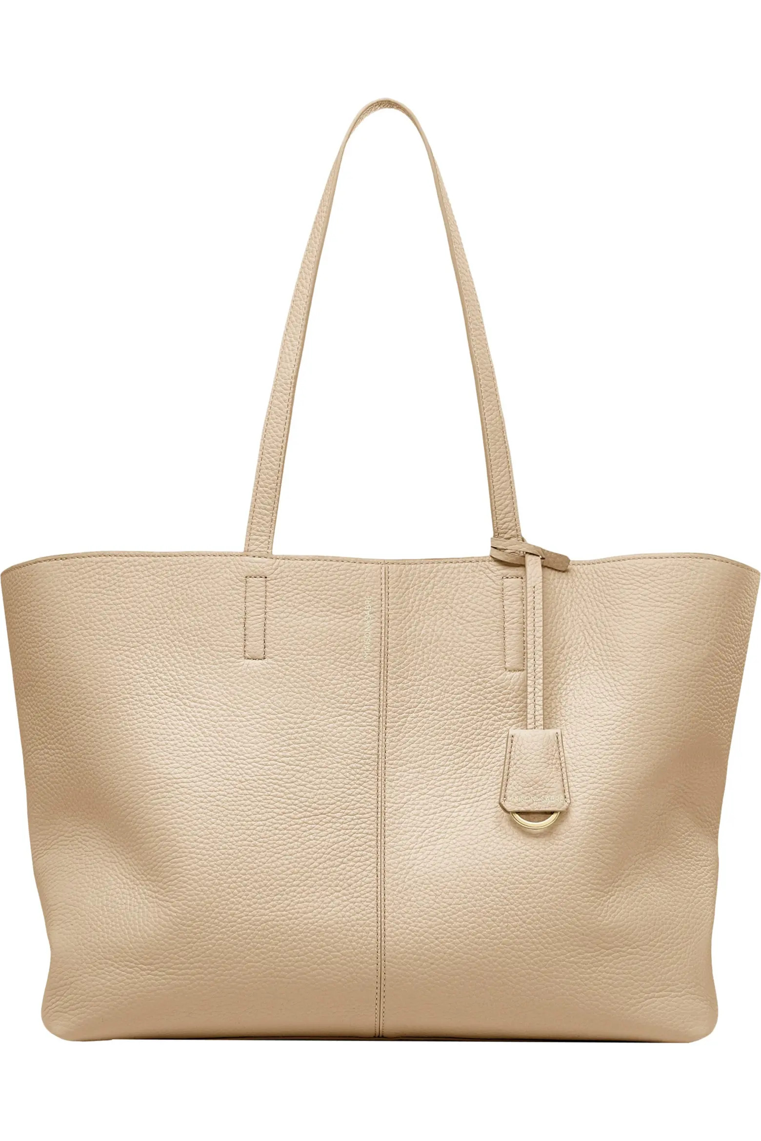 MAISON de SABR\u00c9 Large Leather Zipped Soft Tote (Women) | Nordstrom | Nordstrom