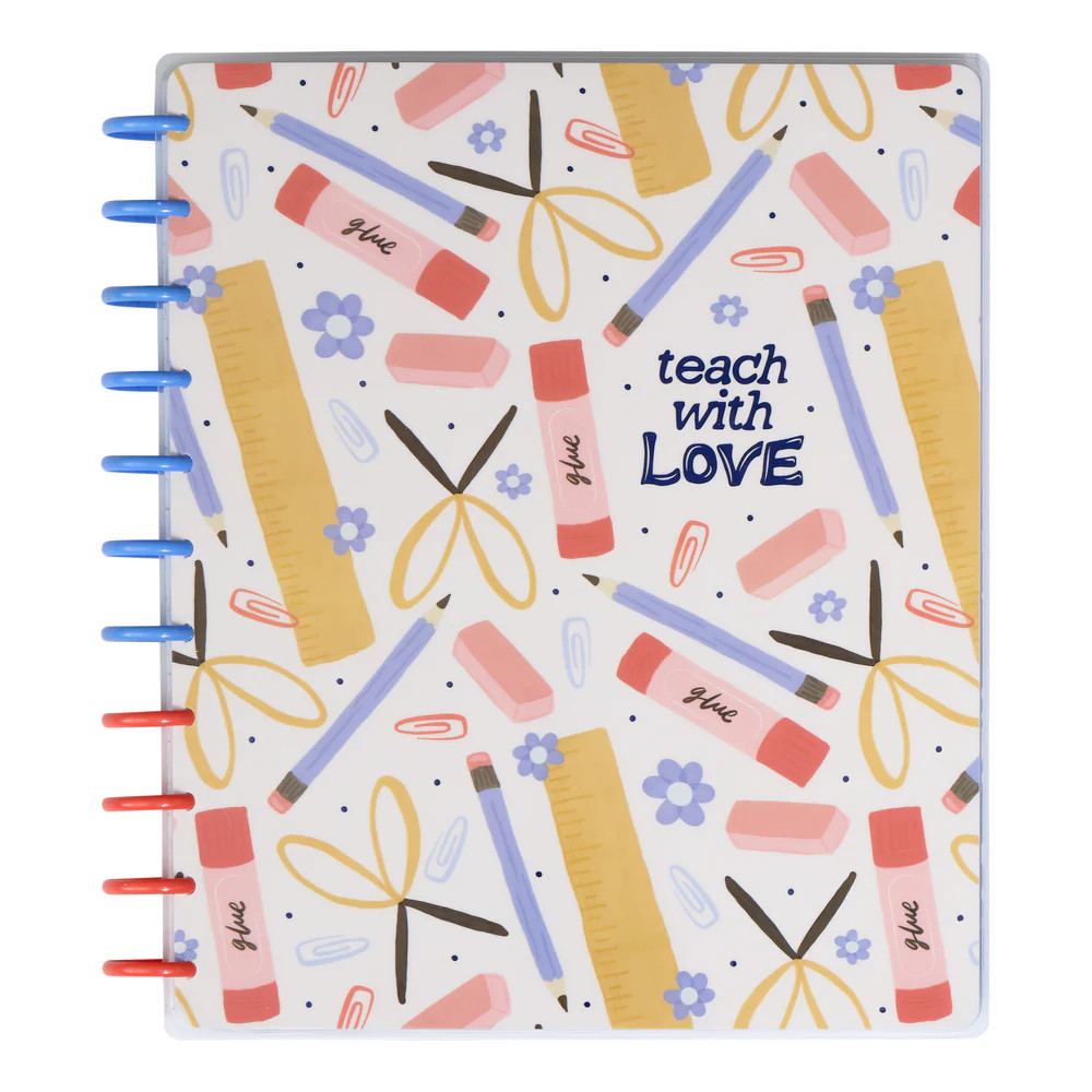 2024 Coolest Teacher Ever Teacher Happy Planner - Big Teacher Layout - 12 Months | Happy Planner